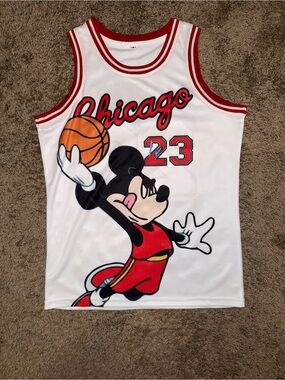 Mickey Mouse Chicago Bulls Basketball Jersey #23